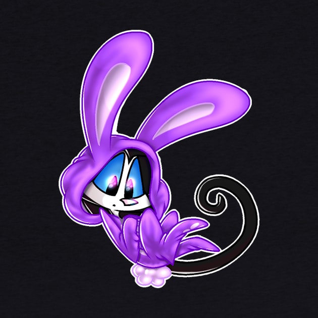 bunny cat by RainbowRat3